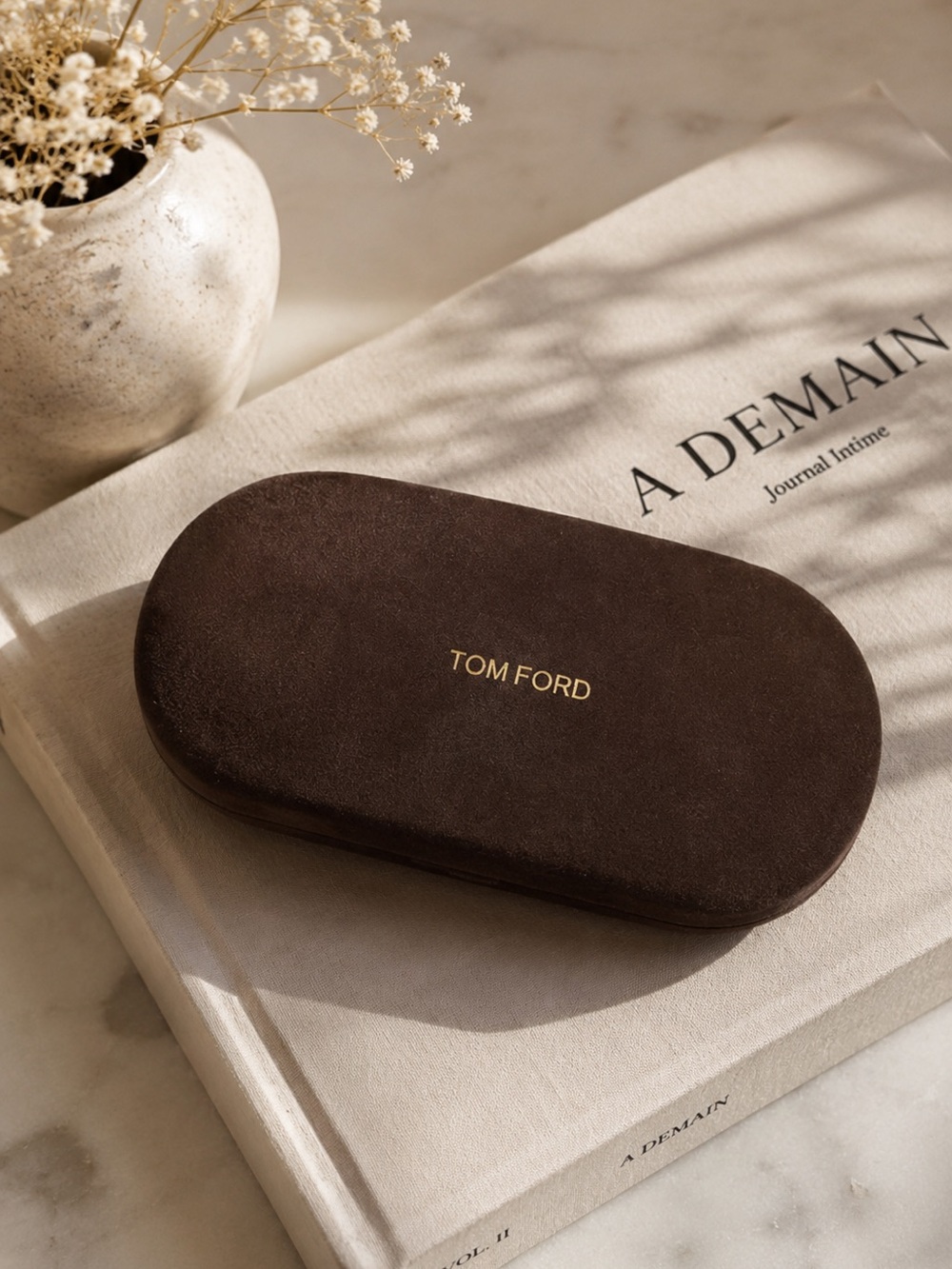 TOM FORD New in Box Eyeglasses Case with Lens Cloth